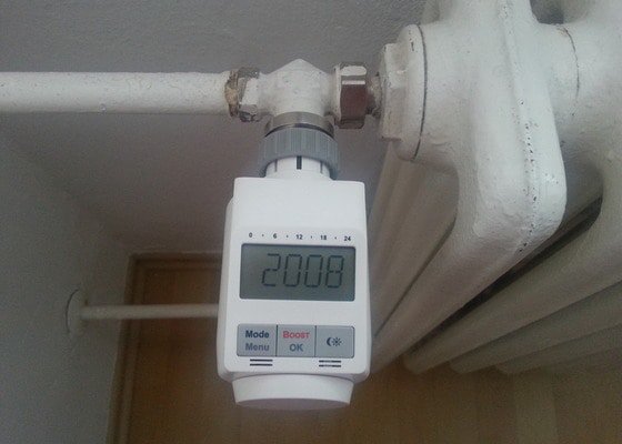 Výměna termostatické hlavice (2x)