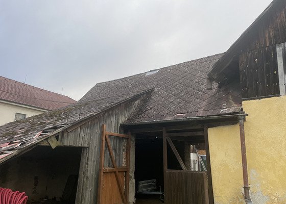 Demontáž střechy