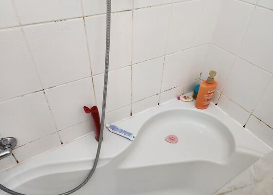 Vybavení koupelny odsáváním, likvidace plísně a skvrn na zdi