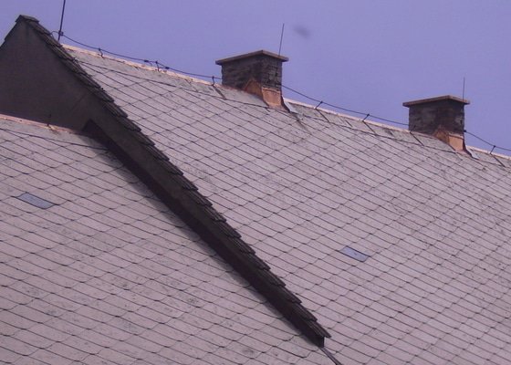 Oprava eternitové střechy