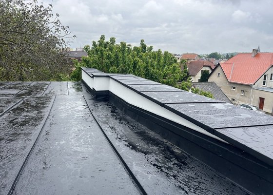 Zednické opravy při rekonstrukci střechy