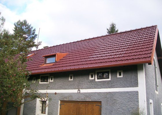 Rekonstrukce střechy chalupy